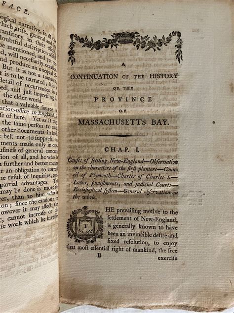 The Continuation Of The History Of The Province Of Massachusetts Bay