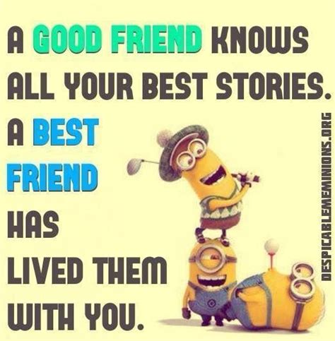 Most Funny Quotes Top 30 Funny Minions Friendship Quotes Friends Quotes Funny Funny Quotes