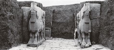 Lamassu Winged Human Headed Bull From The Citadel Of Sargon II Dur