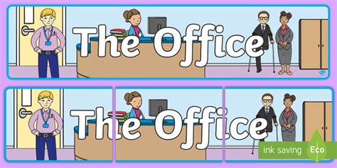 👉 The Office Role Play Display Banner Teacher Made