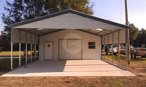 Utility Carports Benefits Of Metal Carport With Storage Shed