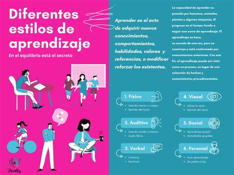 Infografía Estilos De Aprendizaje Estilos De Aprendizaje Aprendizaje