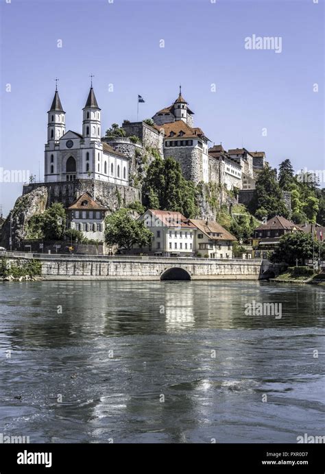 Aarburg Castle Switzerland Europe Stock Photo Alamy