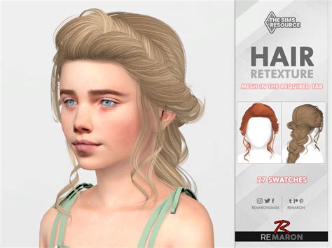 The Sims Resource Wedding Child Hair Retexture Mesh Needed