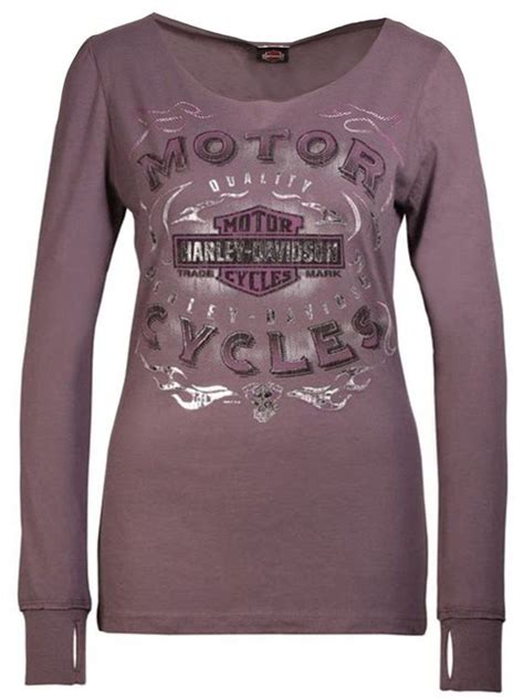 Light Purple Cotton Long Sleeve Blouseandt Shirts Charmcoco Harley