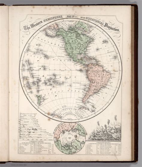Map No 1 The Western Hemisphere An Equatorial Projection David