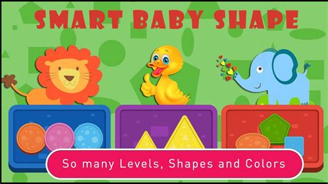 Smart Baby Shapes Learning Games For Toddler Kids Educational Game