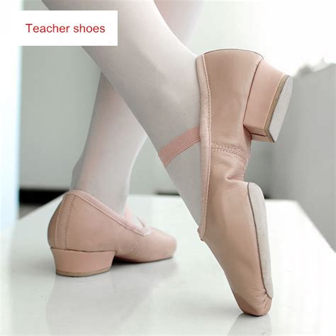 Leather Practice Dance Shoes Teacher Teaching Dance Shoes Ballet Shoes With Heels 5309 In Dance