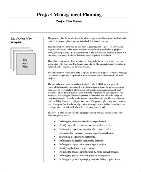 Free 15 Sample Project Management Plan Templates In Ms Word Pdf