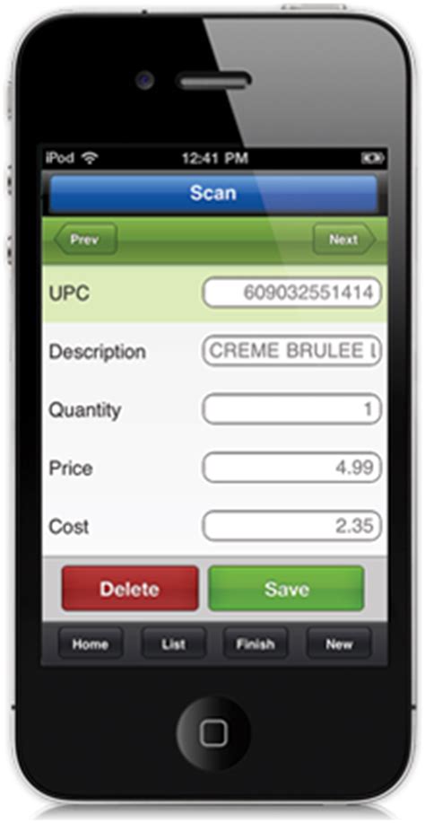 Let's imagine i have an inventory of assets and 1.the app needs to lock down a certain barcode type or expose to the user the option to choose the type. CashierLive iPhone Inventory Bar Code Scanner | Mobile ...