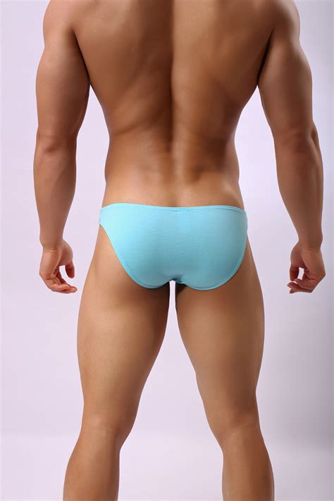Smooth Mens G String Underwear Mini Bikini Briefs Jockstrap Bulge Pouch