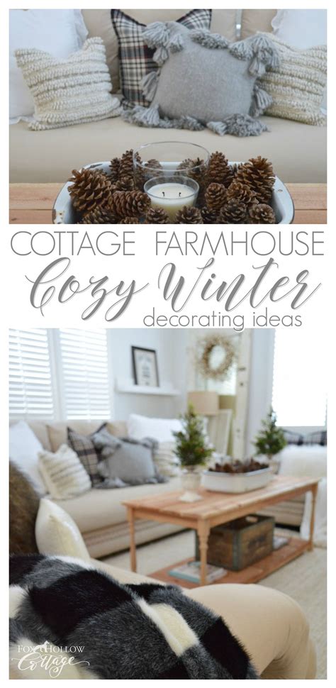 Cozy Cottage Farmhouse Winter Decorating Ideas How Do Decorate Your