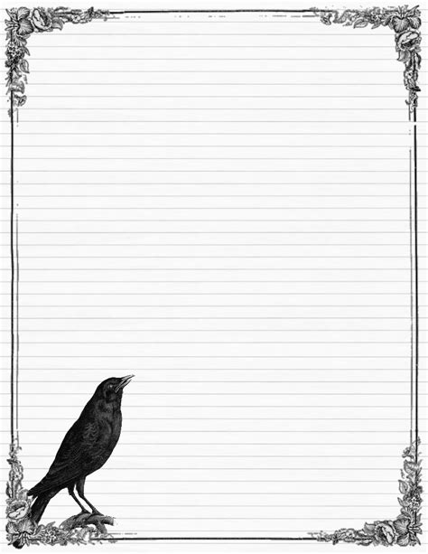 Free Printable Halloween Stationery Borders