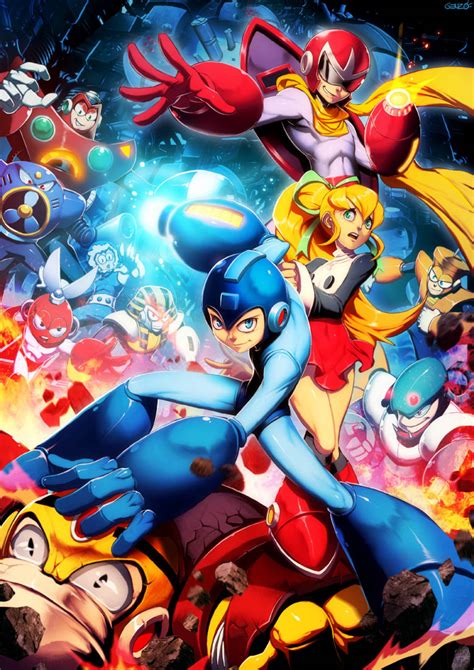 Mega Man Tribute Comic Art Community Gallery Of Comic Art