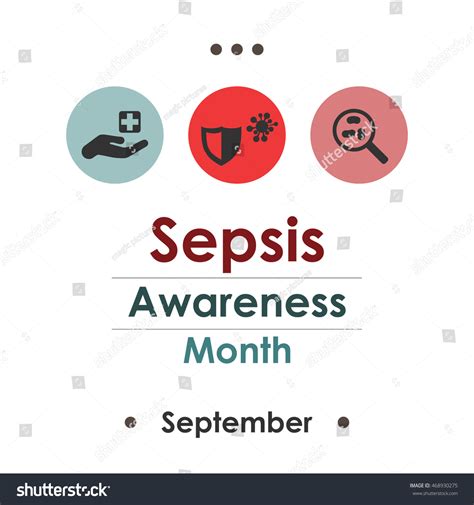 Vector Illustration For Sepsis Awareness Month Royalty Free Stock