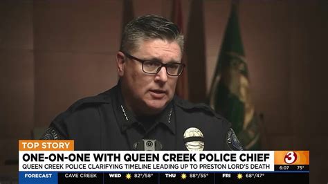 One On One With Queen Creek Police Chief Youtube