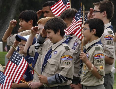 File Photo Shows Babe Scouts Of America Troop Members Attending A Memorial Day Weekend