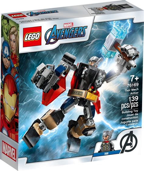 New Marvel 2021 Lego Sets Featuring Spider Man Captain America Thor