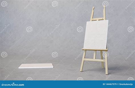 Painting Stand Wooden Easel With Blank Canvas Poster Sign Board