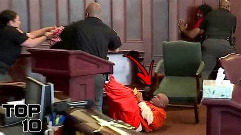 top 10 insane courtroom freakouts that were unexpected youtube