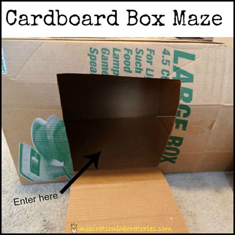 Cardboard Box Maze And Play Tunnel Inspiration Laboratories