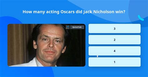 How Many Acting Oscars Did Jack Trivia Questions Quizzclub