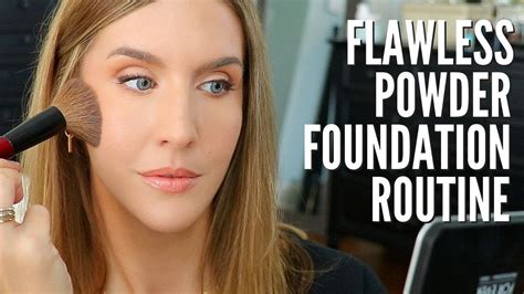 How To Apply Powder Foundation Without Looking Cakey Routine For Any