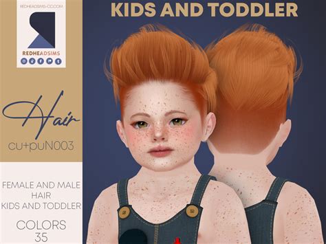 Hair N003 At Redheadsims Sims 4 Updates