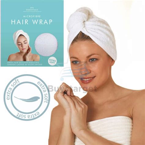 🔥quick Dry Hair Wrap Microfibre Towel Turban Bath Shower Cap Head Hat