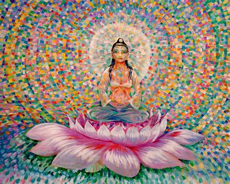 Kuan Yin Goddess Of Compassion Painting By Justin Williams