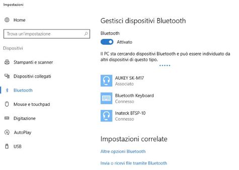 Come Attivare Bluetooth Pc Windows 10 Per Accoppiare Cuffie Casse Tastiere