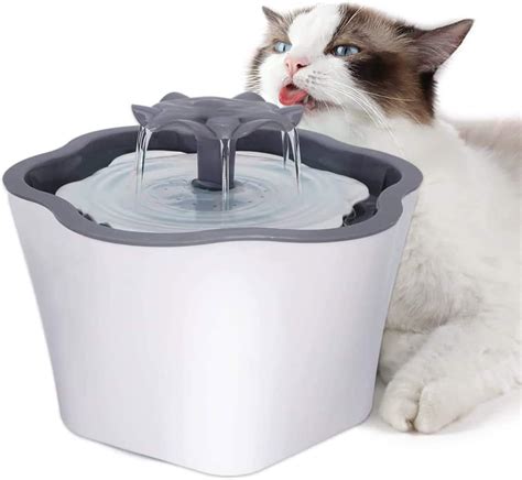 Fontaine à eau pour chat avec filtre 2 L - Pompe intelligente amovible