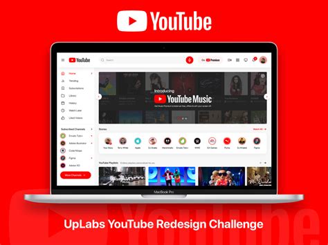 Youtube Homepage Redesign Challenge By Deepain Jindal On Dribbble