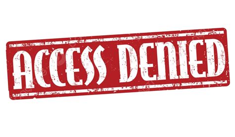 Access Denied Sign Or Stamp Emblem Web Rubber Vector Emblem Web