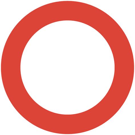 Hollow Red Circle Emoji Clipart Free Download Transparent Png Creazilla