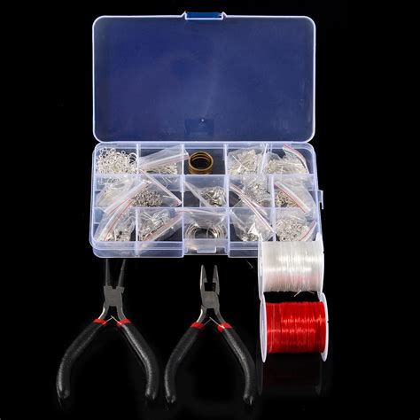 This is a diy kit with full instructions to help you create. DIY Jewellery Making Starter Kits Beads Pliers Chain Tools Set - US$15.10