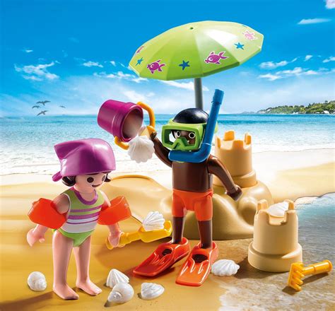 Playmobil Children At The Beach Building Set Top Toys