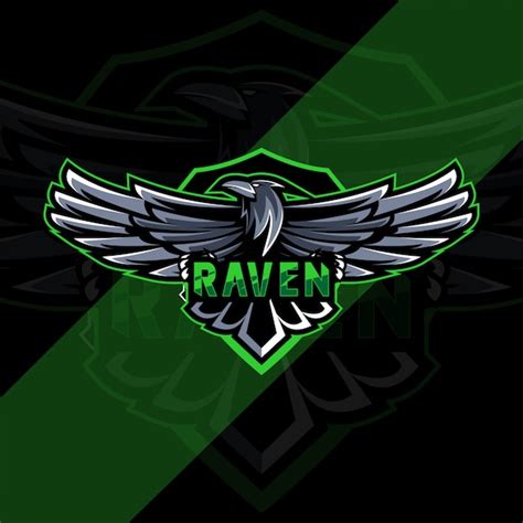 Premium Vector Raven Mascot Logo Esport Design