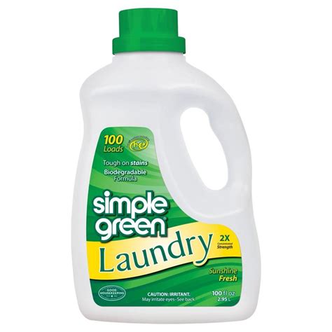 Simple Green 100 Oz Sunshine Fresh Laundry Detergent 1500000117101