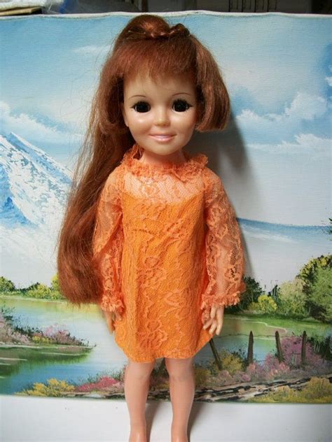 1969 Ideal Crissy Doll With Original Orange Dress Works Etsy Crissy