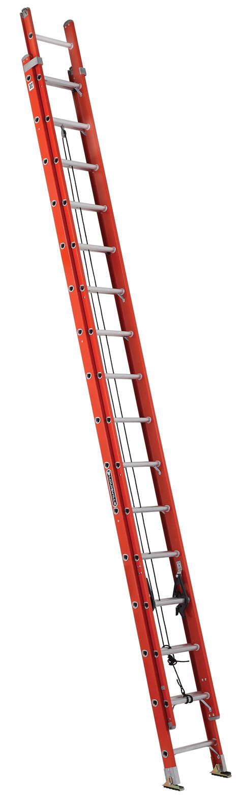 Louisville Ladder 32 Fiberglass Extension Ladder 31 Reach 300 Lbs