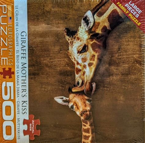 Giraffe Mother S Kiss Puzzle 500 Pcs