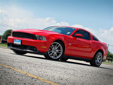 Red 2011 Ford Mustang Gt 50l With California Special Grille And