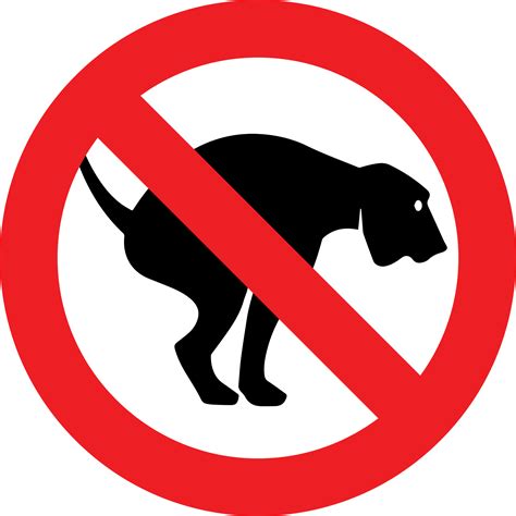 Warning No Dog Pooping Sign Create Signs