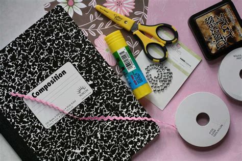 How To Decorate A Composition Journal Diy Journal Kids Journal