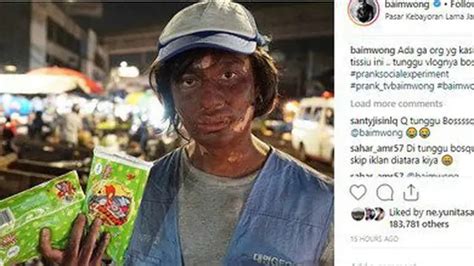 Usai Pura Pura Jadi Orang Gila Baim Wong Kini Nyamar Jadi Gembel