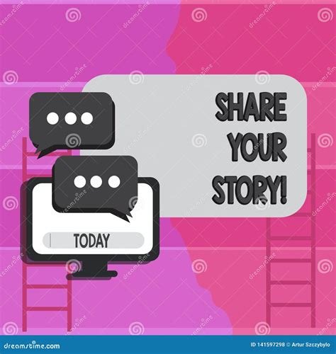 Writing Note Showing Share Your Story Business Photo Showcasing