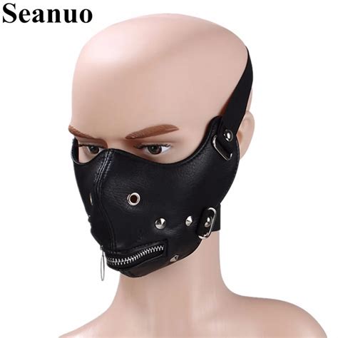 Seanuo Cosplay Masks Tokyo Ghoul Kaneki Ken Adjustable Zipper Real