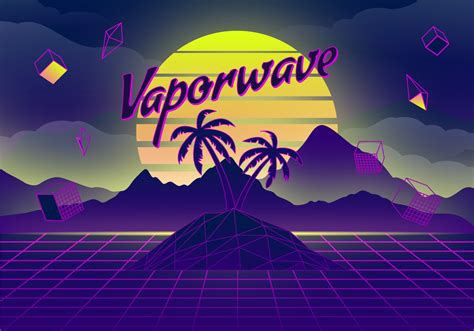 vaporwave background illustration download free vectors clipart graphics and vector art