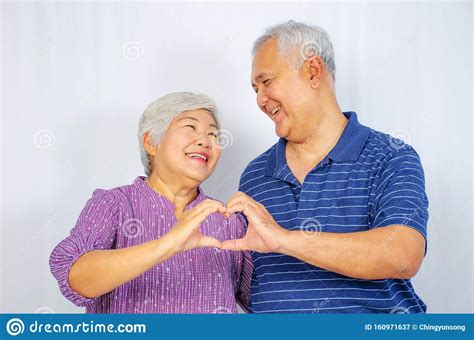 Relationships Love And Old People Concept Happy Seniors Couple